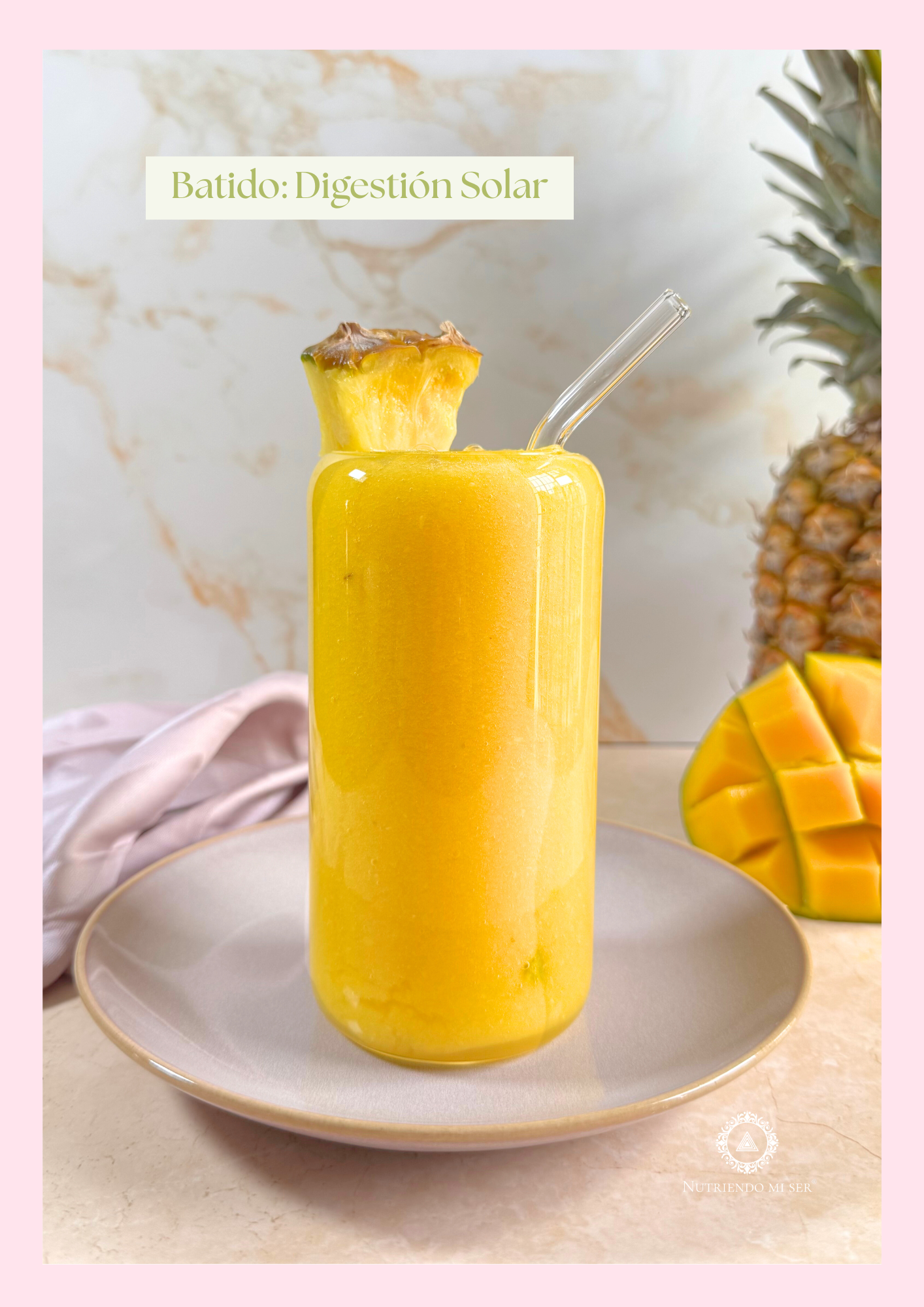 Batido Digestión Solar - del recetario